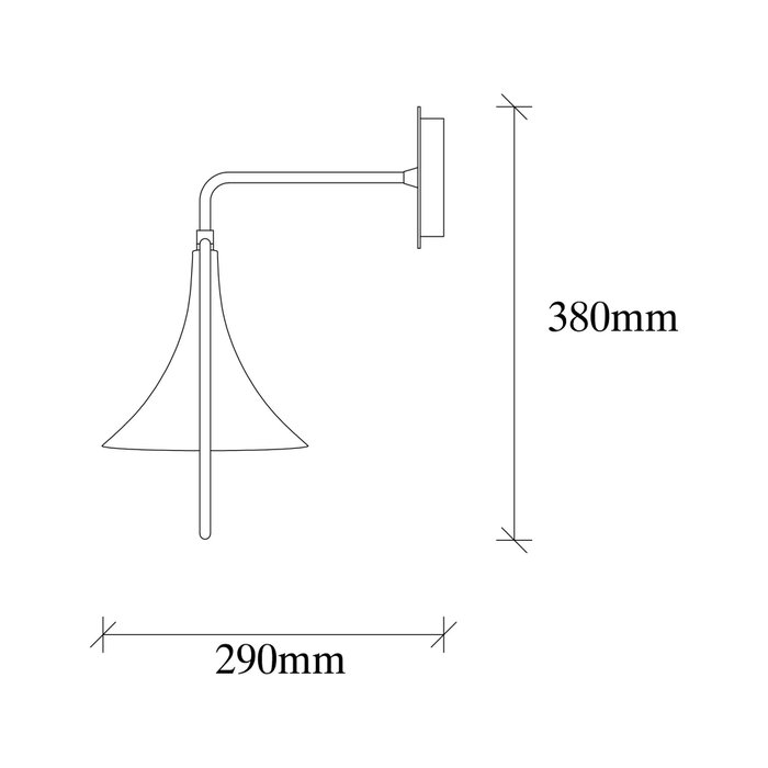 Opviq Namutenahi - 124-A Lámpara de pared negra Opviq Namutenahi - 124-A Lámpara de pared negra